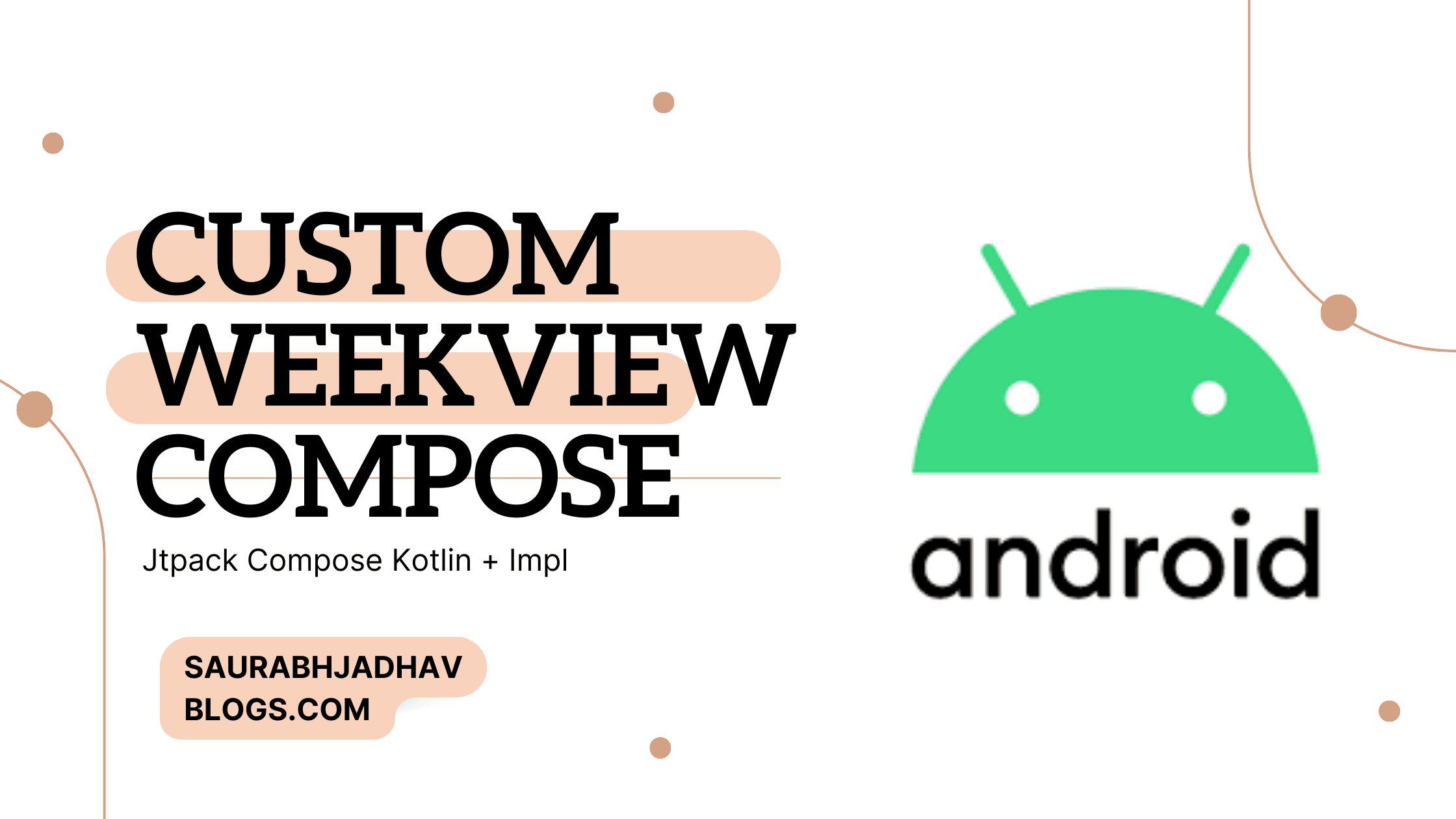 Custom WeekView with Jetpack Compose